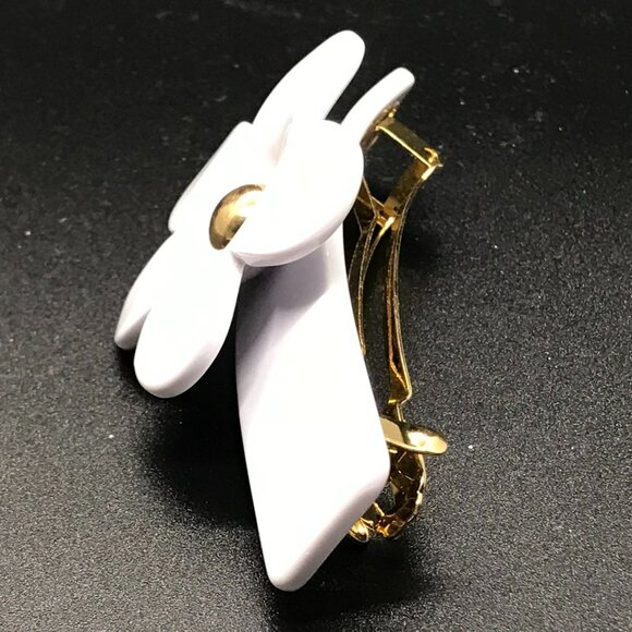 L. Erickson Studded Daisy Barrette - Picture 5 of 14